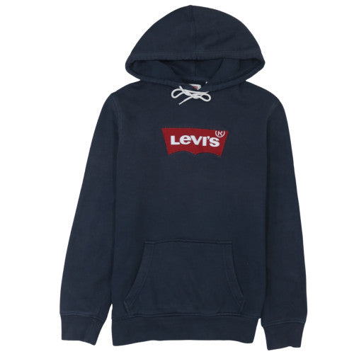 Mens UK Size M Levi's Blue Pullover Hoodie