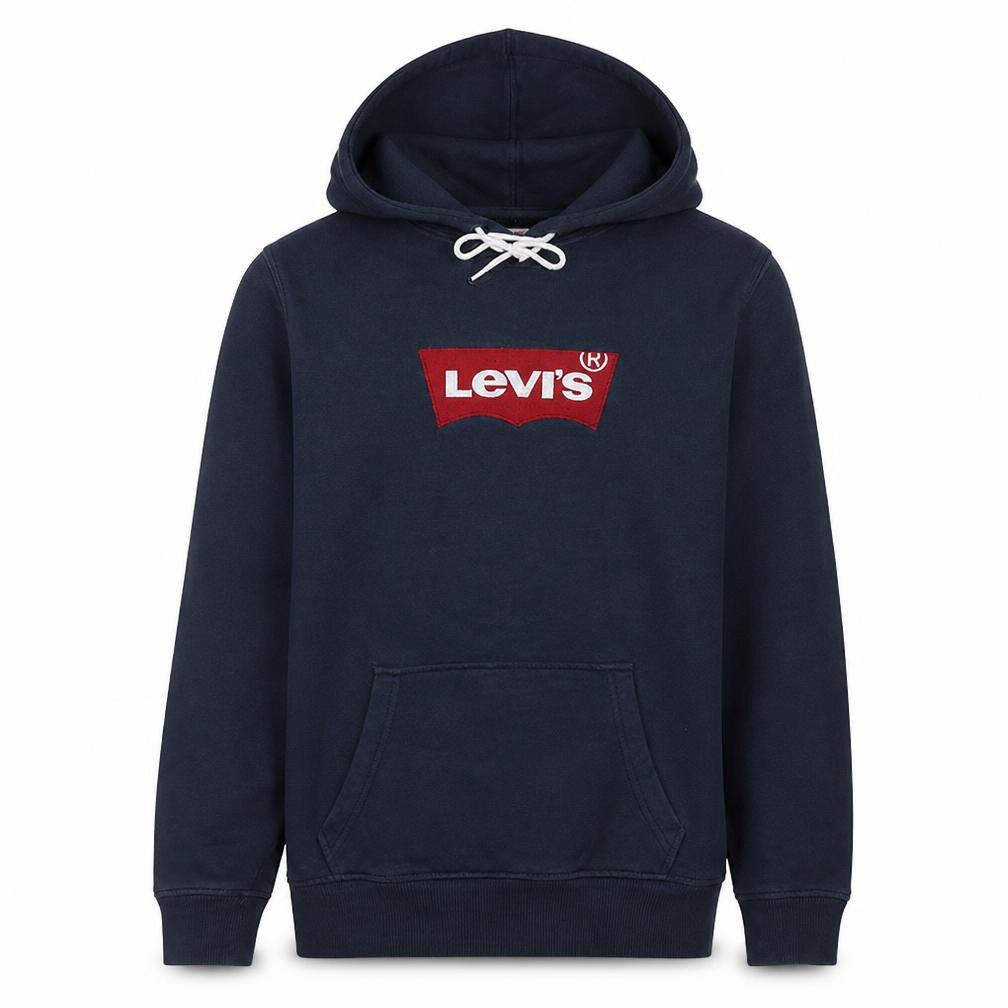 Mens UK Size M Levi's Blue Pullover Hoodie
