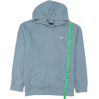 Mens UK Size XL Hollister Blue Pullover Hoodie