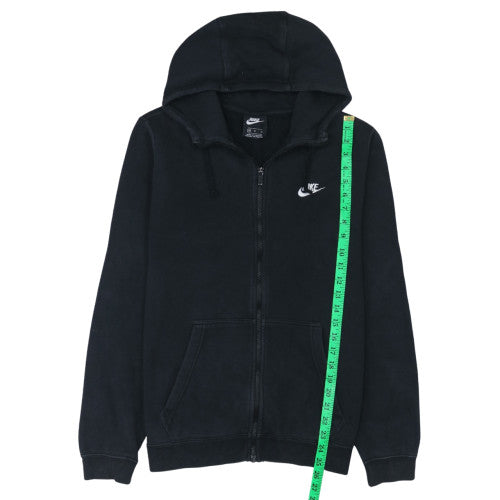 Mens UK Size M Nike Black Full Zip Hoodie