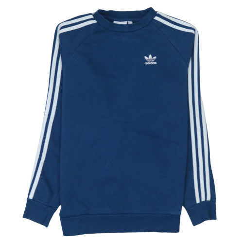 Mens UK Size XS Adidas Blue Pullover Sweatshirt