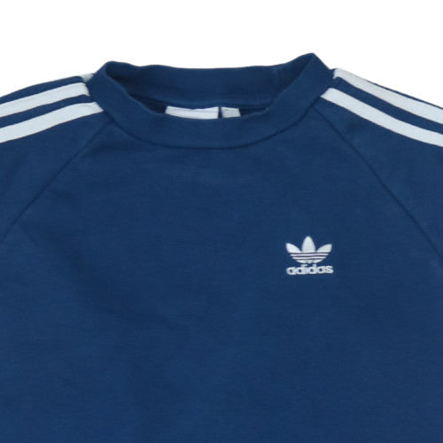 Mens UK Size XS Adidas Blue Pullover Sweatshirt