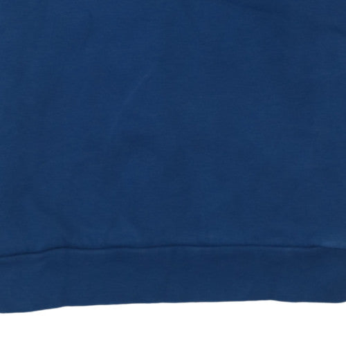 Mens UK Size XS Adidas Blue Pullover Sweatshirt