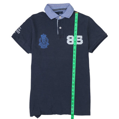 Tommy Hilfiger Mens Blue Slim Fit Polo Shirt Size M