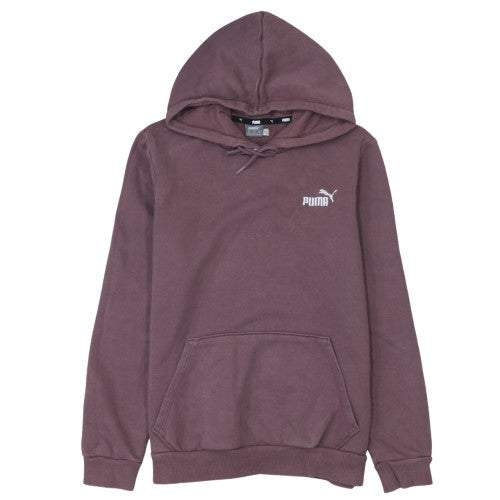 Mens UK Size M Puma Brown Pullover Hoodie