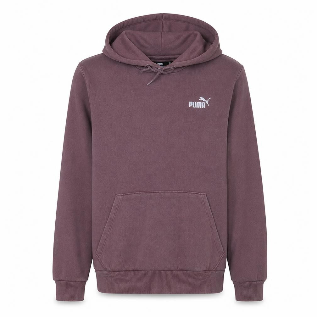 Mens UK Size M Puma Brown Pullover Hoodie