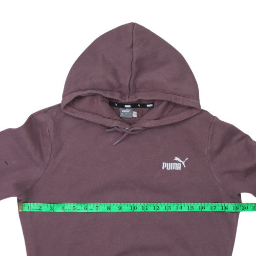 Mens UK Size M Puma Brown Pullover Hoodie