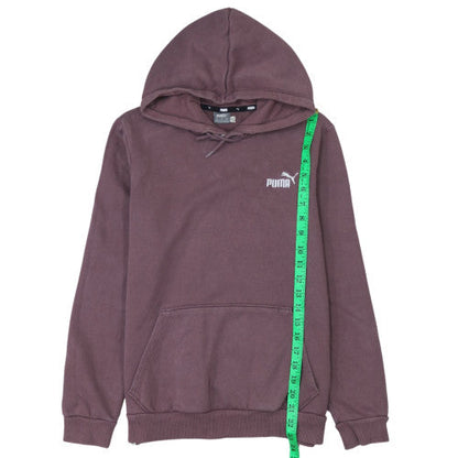 Mens UK Size M Puma Brown Pullover Hoodie