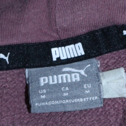 Mens UK Size M Puma Brown Pullover Hoodie