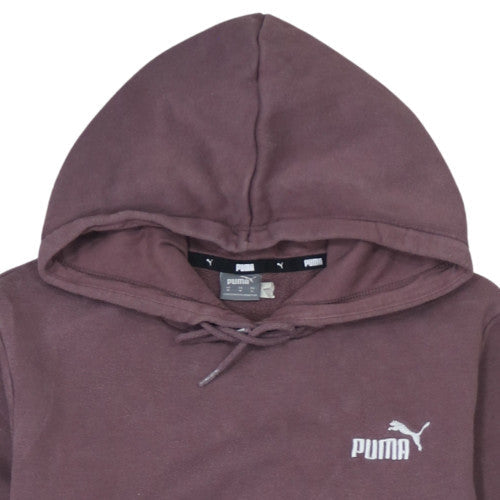 Mens UK Size M Puma Brown Pullover Hoodie