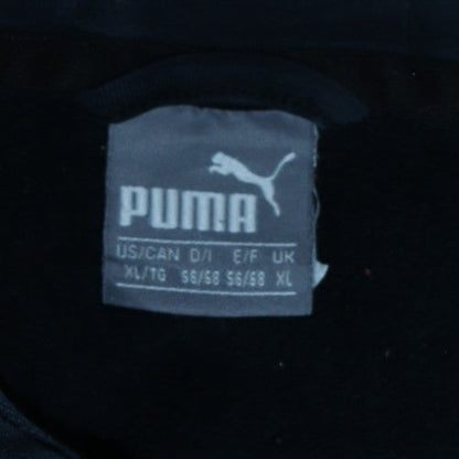 Mens UK Size XL Puma Black Full Zip Hoodie