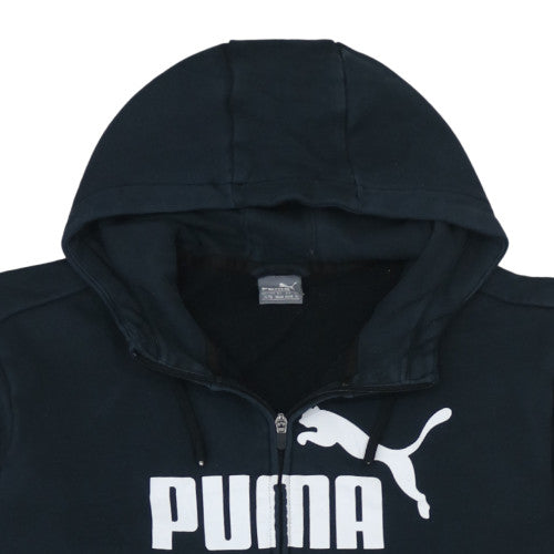 Mens UK Size XL Puma Black Full Zip Hoodie