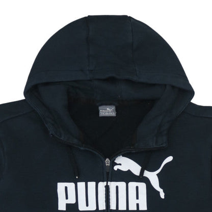 Mens UK Size XL Puma Black Full Zip Hoodie
