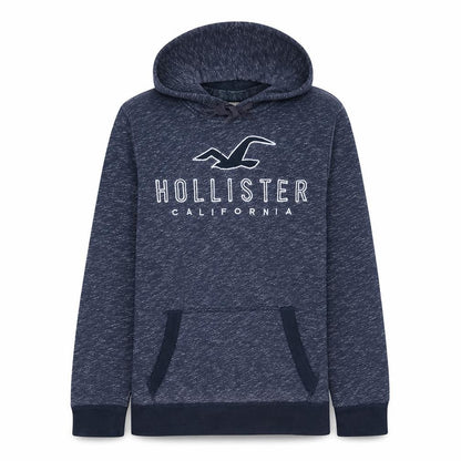 Mens UK Size M Hollister Blue Pullover Hoodie