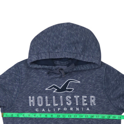 Mens UK Size M Hollister Blue Pullover Hoodie