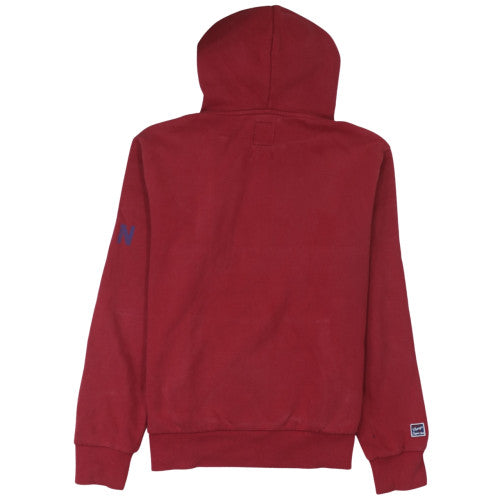Mens UK Size M Superdry Red Pullover Hoodie
