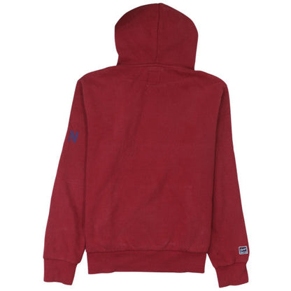 Mens UK Size M Superdry Red Pullover Hoodie
