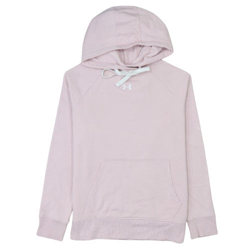 Womens UK Size S Under Armour Pink Pullover Hoodie