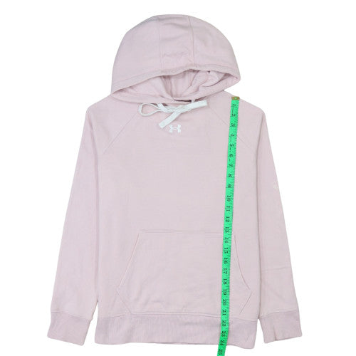 Womens UK Size S Under Armour Pink Pullover Hoodie