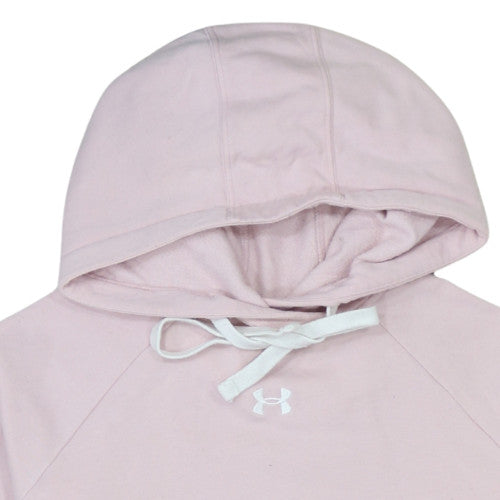 Womens UK Size S Under Armour Pink Pullover Hoodie