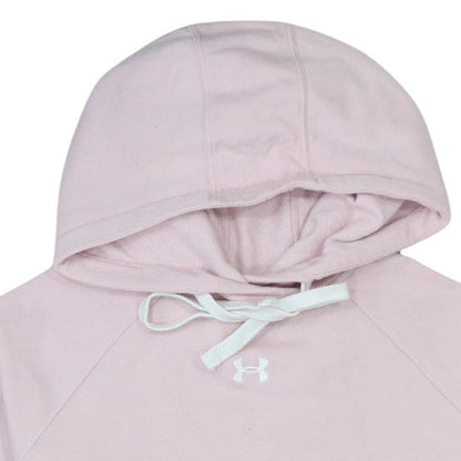 Womens UK Size S Under Armour Pink Pullover Hoodie