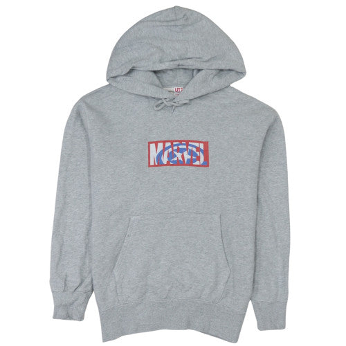 Mens UK Size S Uniqlo Grey Pullover Hoodie