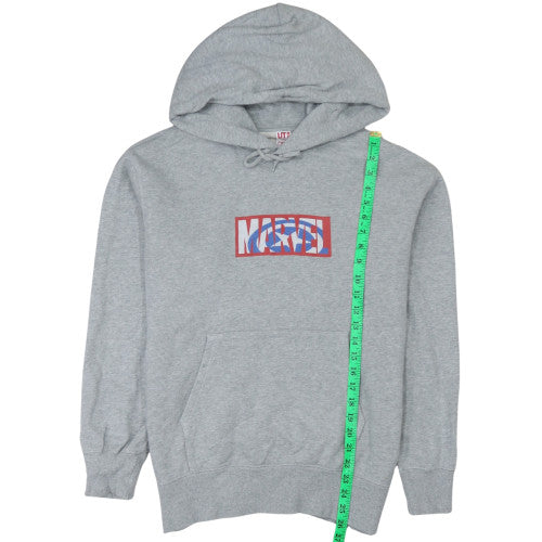 Mens UK Size S Uniqlo Grey Pullover Hoodie