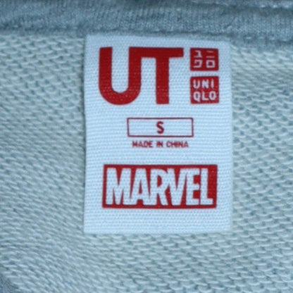 Mens UK Size S Uniqlo Grey Pullover Hoodie