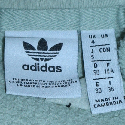 Mens UK Size S adidas Green Pullover Hoodie