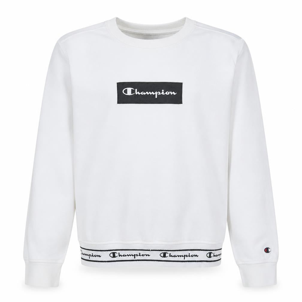 Mens UK Size M Champion White Pullover Sweatshirt