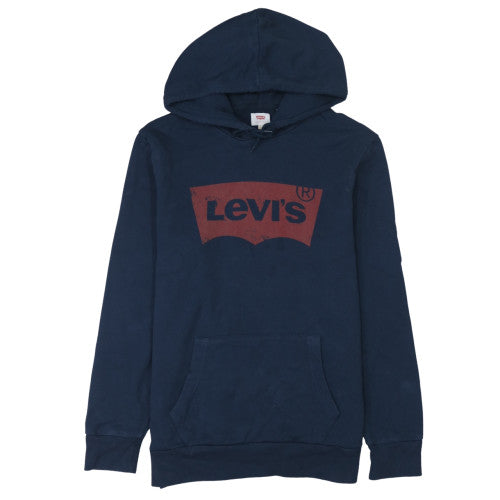 Mens UK Size L Levi's Blue Pullover Hoodie