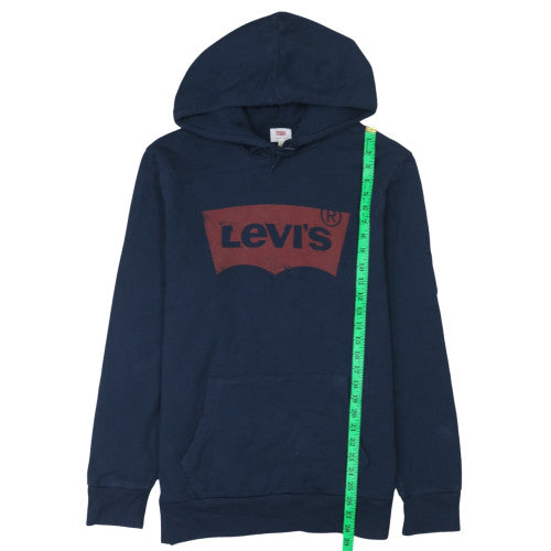 Mens UK Size L Levi's Blue Pullover Hoodie