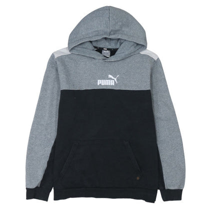 Mens UK Size L Puma Grey Pullover Hoodie