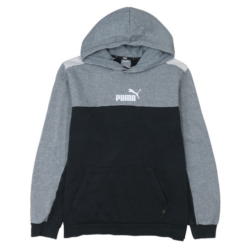 Mens UK Size L Puma Grey Pullover Hoodie