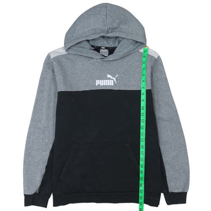 Mens UK Size L Puma Grey Pullover Hoodie