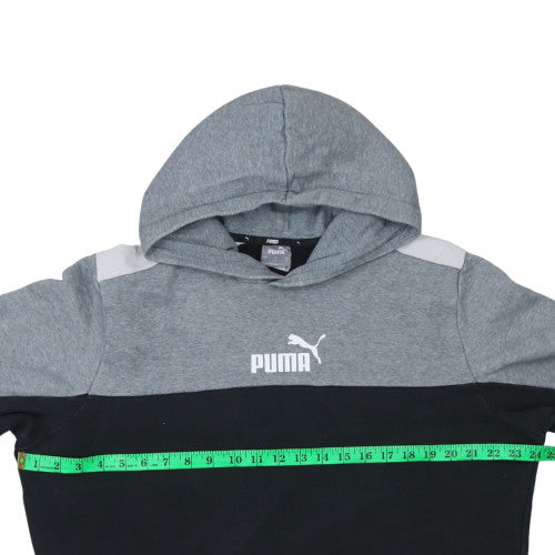 Mens UK Size L Puma Grey Pullover Hoodie