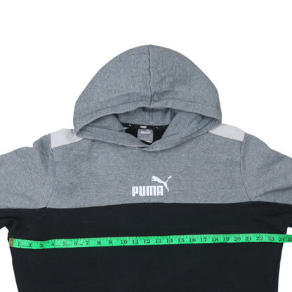 Mens UK Size L Puma Grey Pullover Hoodie