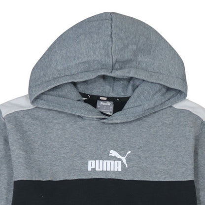 Mens UK Size L Puma Grey Pullover Hoodie