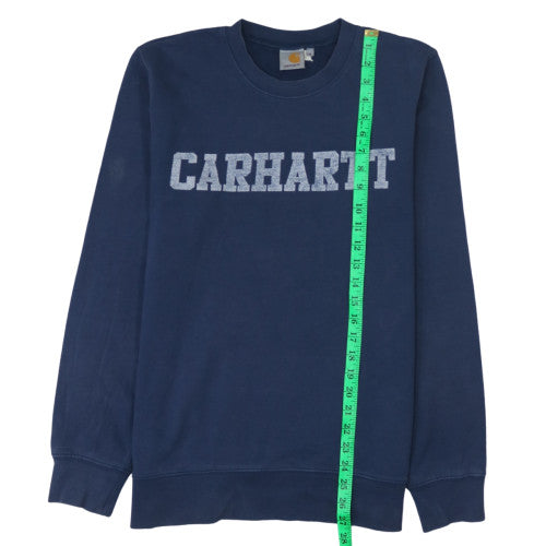 Mens UK Size S Carhartt Blue Pullover Sweatshirt