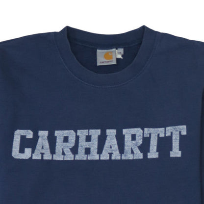Mens UK Size S Carhartt Blue Pullover Sweatshirt