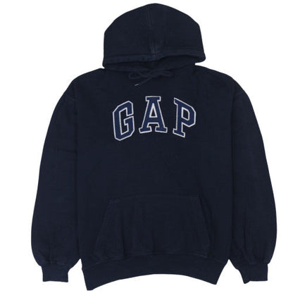 Mens UK Size M GAP Blue Pullover Hoodie