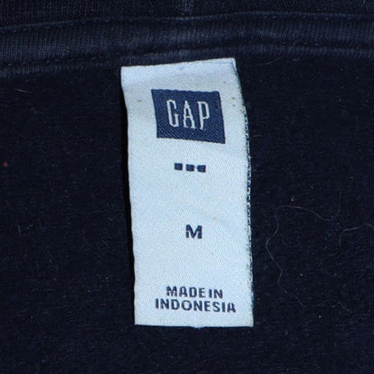 Mens UK Size M GAP Blue Pullover Hoodie