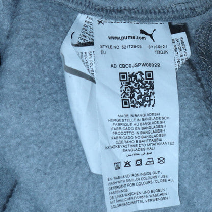 Mens UK Size XL Puma Black Grey Full Zip Hoodie