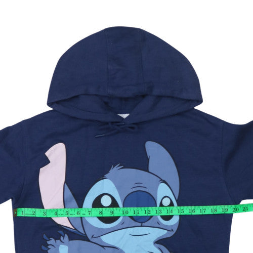 Womens UK Size XS Disney Blue Pullover Hoodie