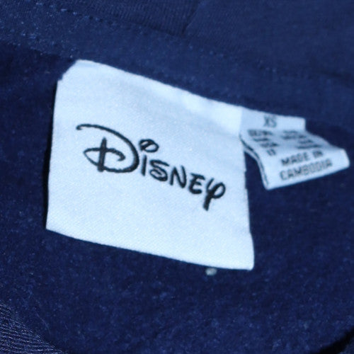 Womens UK Size XS Disney Blue Pullover Hoodie