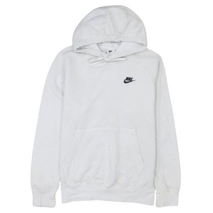 Mens UK Size S Nike White Pullover Hoodie