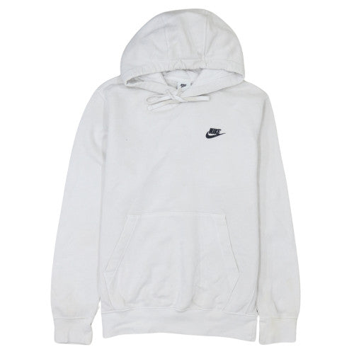 Mens UK Size S Nike White Pullover Hoodie
