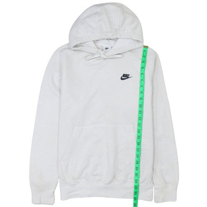 Mens UK Size S Nike White Pullover Hoodie