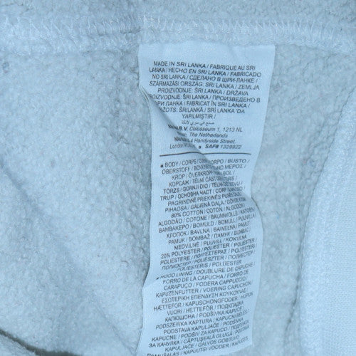 Mens UK Size S Nike White Pullover Hoodie