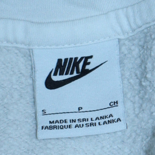 Mens UK Size S Nike White Pullover Hoodie